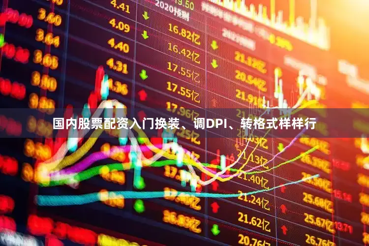 国内股票配资入门换装、调DPI、转格式样样行